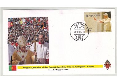 FDC 2010 Viaggio di Papa Benedetto XVI in Portogallo, Fatima 13-05-2010