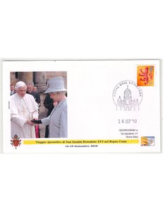 FDC 2010 Trip of Pope Benedict XVI to the United Kingdom, Edinburgh