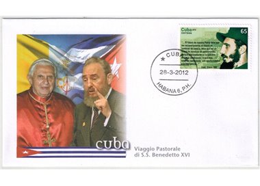 FDC 2012 Viaggio di Papa Benedetto XVI a Cuba, Habana
