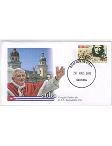 FDC 2012 Viaggio di Papa Benedetto XVI a Cuba, Santiago