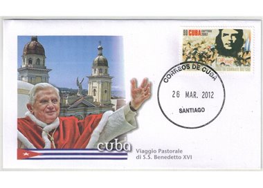 FDC 2012 Viaggio di Papa Benedetto XVI a Cuba, Santiago