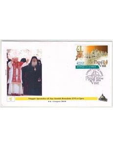 FDC 2010 Viaggio di Papa Benedetto XVI a Cipro, Pafo