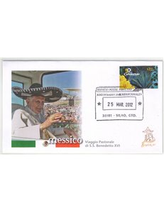 FDC 2012 Pope Benedict XVI's Trip to Mexico, Silao