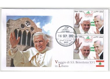 FDC 2012 Pope Benedict XVI's Trip to Lebanon, Jdeideh