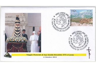 FDC 2012 Pope Benedict XVI's Trip to Loreto