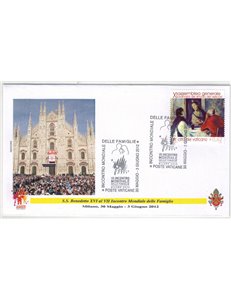 FDC 2012 Visit of Pope Benedict XVI to Milan - Meeting of Families