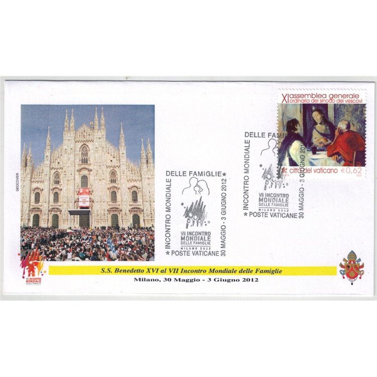 FDC 2012 Visita di Papa Benedetto XVI a Milano - Incontro delle famiglie