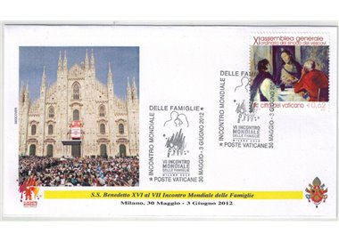 FDC 2012 Visit of Pope Benedict XVI to Milan - Meeting of Families