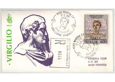 ITALY 1981 FDC (Venetia) Virgilio rec