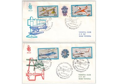 ITALIA 1981 FDC (Venetia) Aerei ord