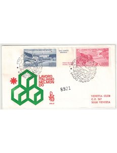 ITALY 1981 FDC (Venice) Italian Work collected