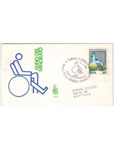 ITALIA 1981 FDC (Venetia) Anno degli handicappati ord