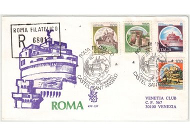 ITALIA 1980 FDC (Venetia) Castel sant'Angelo racc