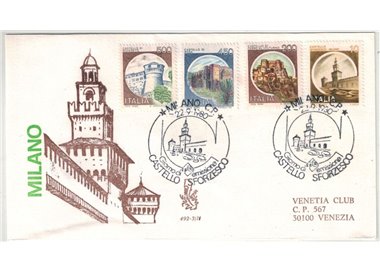 ITALY 1980 FDC (Venice) Sforza Castle collected