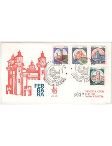 ITALY 1980 FDC (Venice) Estense Castle collected
