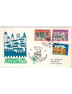 ITALY 1980 FDC (Venice) Ordinary Stamp Day