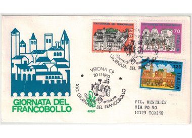 ITALIA 1980 FDC (Venetia) Giornata del francobollo ord