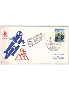 SAN MARINO 1981 FDC (Venice) Motorcycle Grand Prix