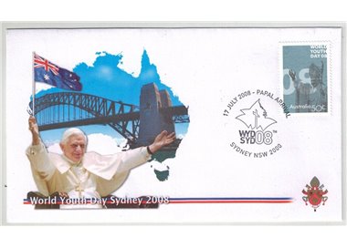 FDC 2008 Trip of Pope Benedict XVI to Australia, Sydney