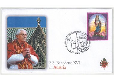 FDC 2007 Trip of Pope Benedict XVI to Austria, Vienna