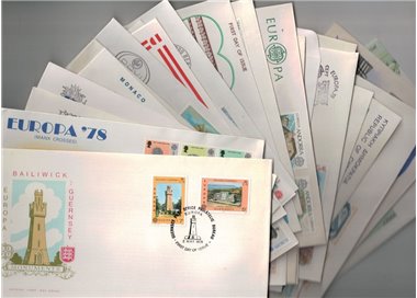 FDC Europa Cept 1978 Complete year 29 covers + 1 bulletin