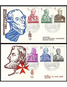 SMOM 1974 FDC (Venice) Grand Masters 2nd series