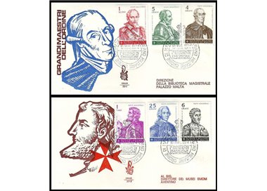 SMOM 1974 FDC (Venetia) Grandi Maestri 2ª serie