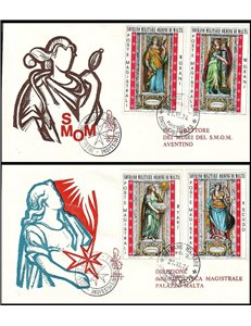 SMOM 1974 FDC (Venetia) Virtù Cardinali