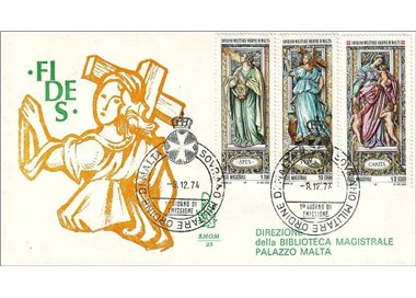 SMOM 1974 FDC (Venetia) Christmas