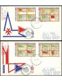 SMOM 1977 FDC (Venetia) Navy reports, collected flags