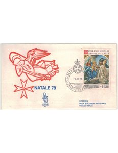 SMOM 1978 FDC (Venetia) Natale