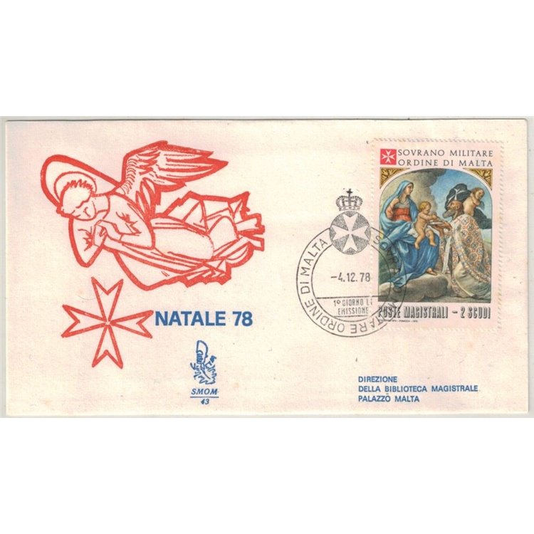 SMOM 1978 FDC (Venetia) Natale