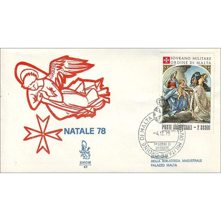 SMOM 1978 FDC (Venetia) Natale
