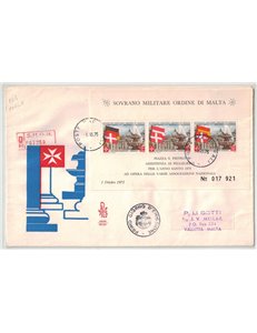 SMOM 1975 FDC (Venetia) Anno Santo BF racc