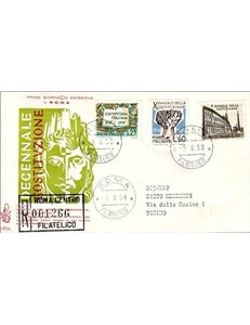 ITALY 1958 FDC (Venice) Tenth Anniversary of the Constitution