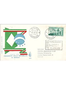 ITALIA 1958 FDC (Venetia) Amicizia italo-brasiliana racc