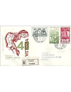 ITALIA 1958 FDC (Venetia) Vittoria racc