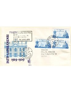 ITALIA 1959 FDC (Venetia) Patti Lateranensi racc