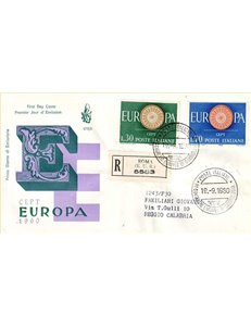 ITALIA 1960 FDC (Venetia) Europa racc