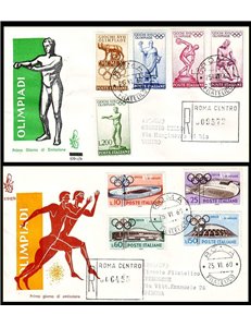 ITALY 1960 FDC (Venice) Olympics collected
