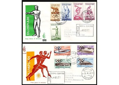 ITALIA 1960 FDC (Venetia) Olimpiade racc