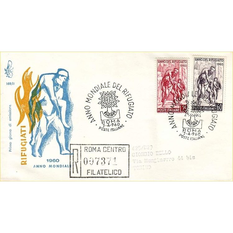 ITALY 1960 FDC (Venice) Year of the Refugee collected
