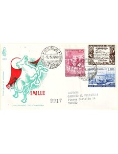 ITALIA 1960 FDC (Venetia) Spedizione dei Mille racc