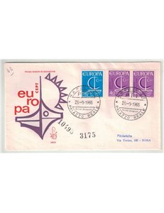 ITALY 1966 FDC (Venetia) Europa Cept rec