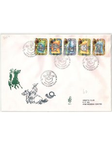 ITALY 1993 FDC (Venice) Cornello dei Tasso booklet