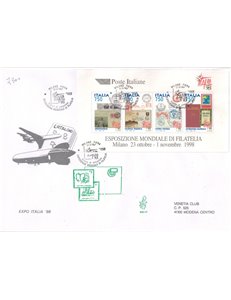 ITALY 1997 FDC (Venetia) Italy 98 s/s
