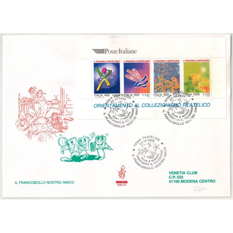 ITALIA 1999 FDC (Venetia) Orientamento al collezionismo BF