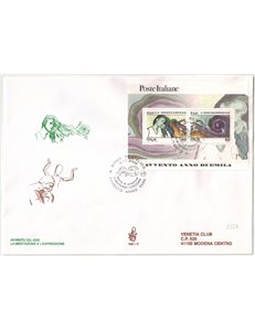 ITALIA 2000 FDC (Venetia) La Meditazione e l'Espressione BF