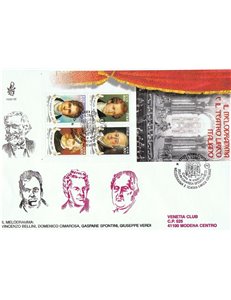 ITALIA 2001 FDC (Venetia) Melodramma BF
