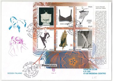 ITALIA 2002 FDC (Venetia) Design italiano BF